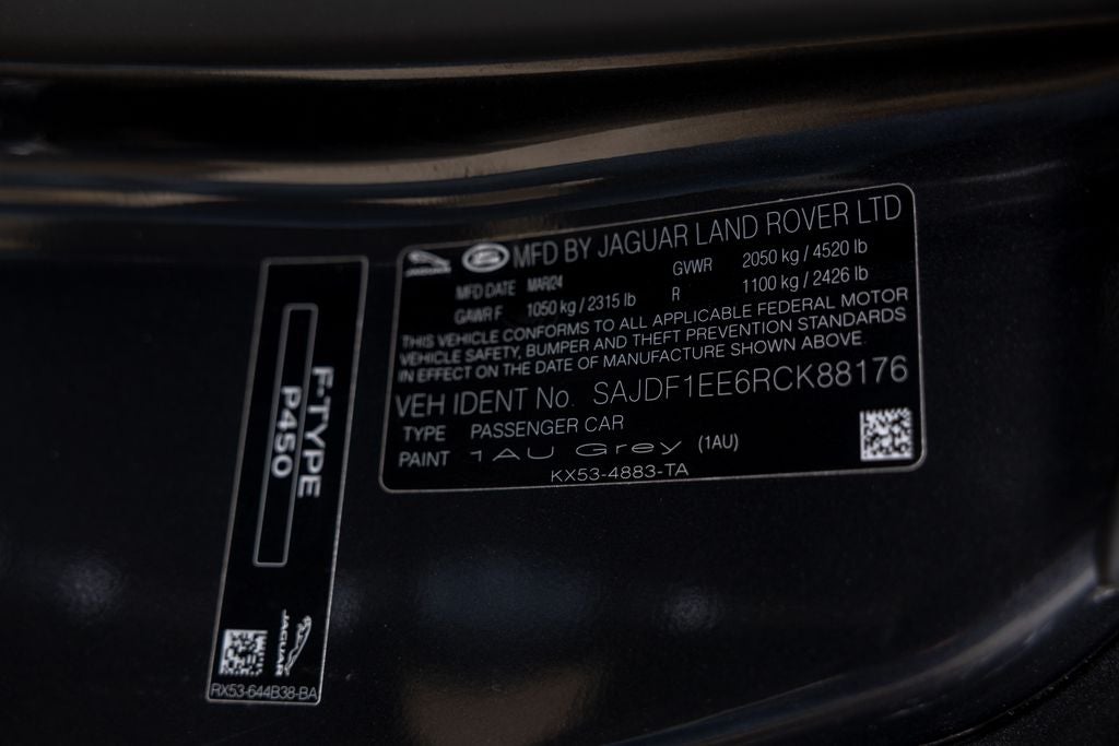 2024 Jaguar F-TYPE P450
