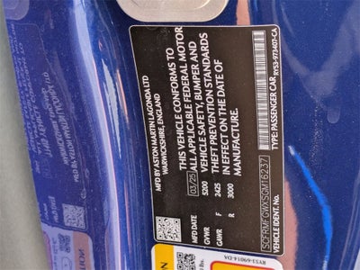 2025 Aston Martin DB12 Volante