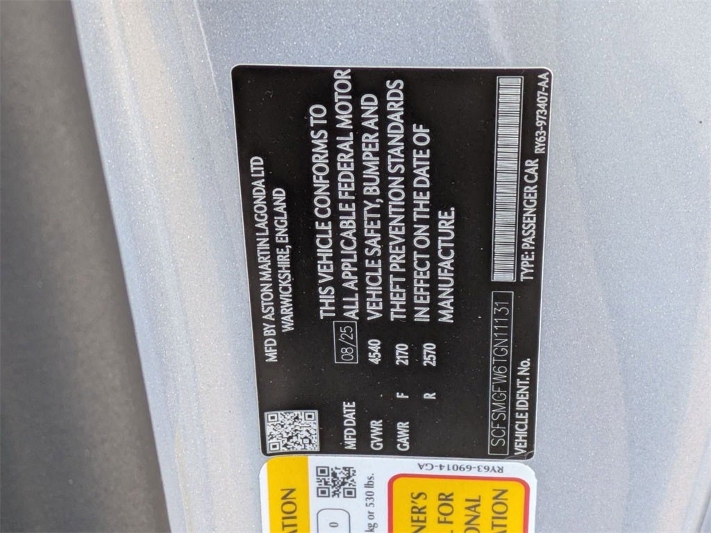 2026 Aston Martin Vantage Base