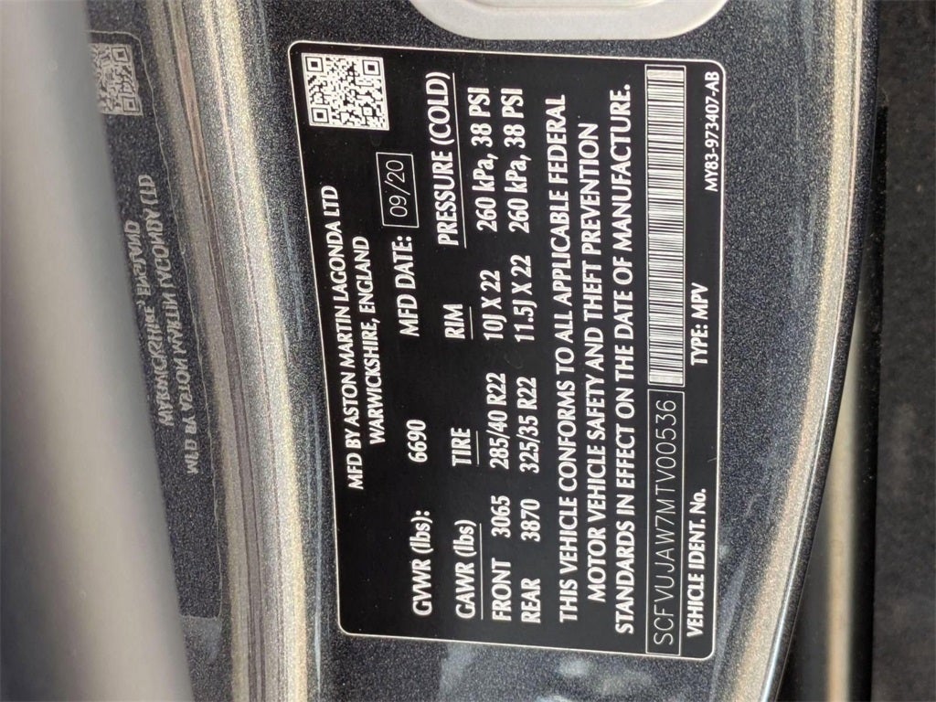 2021 Aston Martin DBX Base