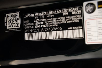 2022 Mercedes-Benz G-Class G 63 AMG® 4MATIC®