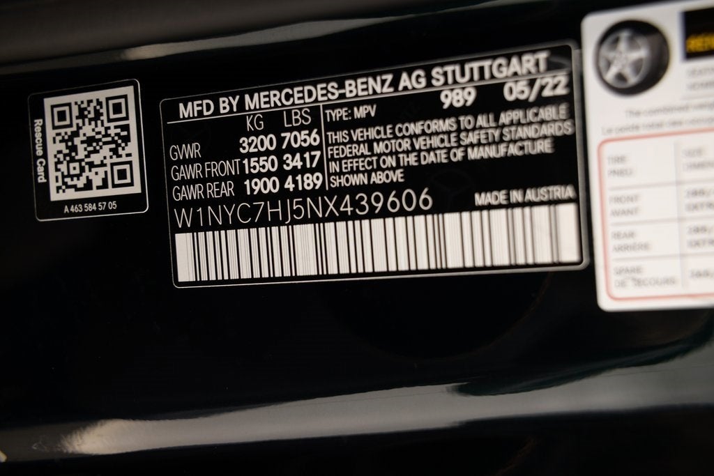 2022 Mercedes-Benz G-Class G 63 AMG® 4MATIC®