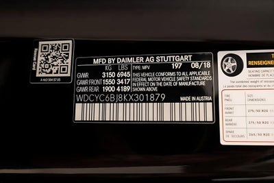 2019 Mercedes-Benz G-Class G 550 4MATIC®