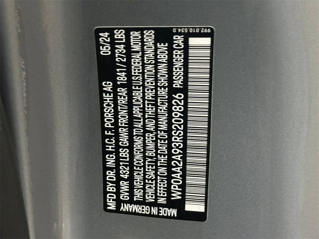 2024 Porsche 911 Carrera