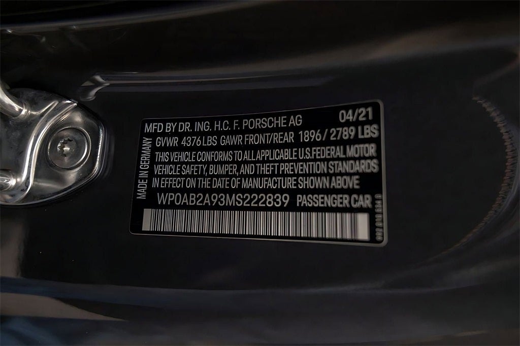 2021 Porsche 911 Carrera S