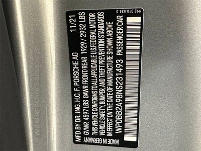 2022 Porsche 911 Targa 4S